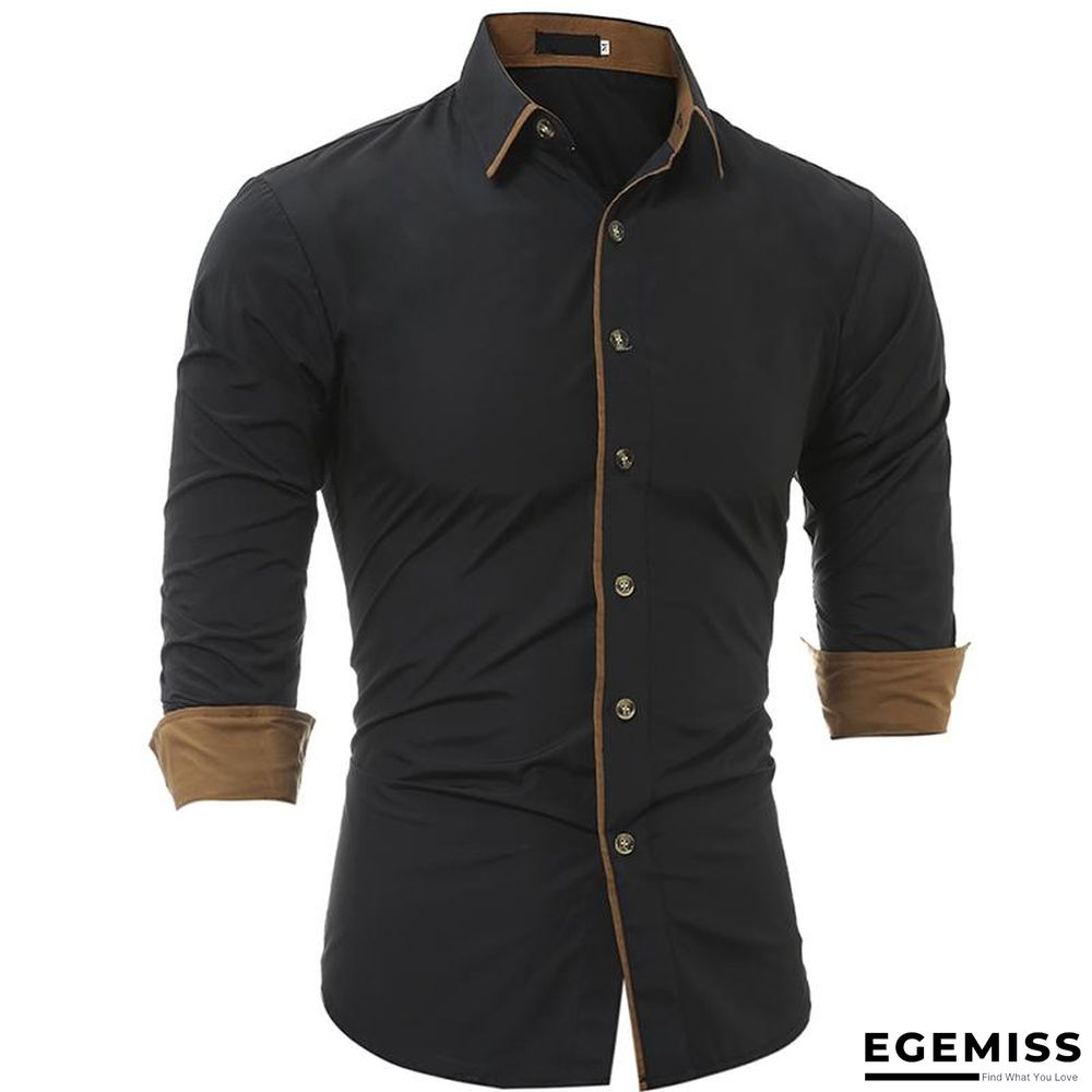 Fashion Plus Size Men's Casual Long Sleeve Shirt | EGEMISS