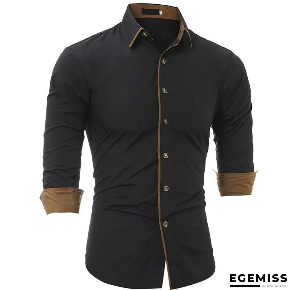 Fashion Plus Size Men's Casual Long Sleeve Shirt | EGEMISS