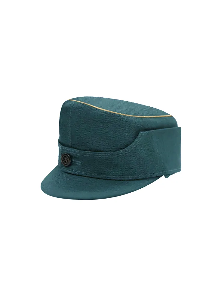   Polizei German Gebirgsjager Single Button Bergm&uuml;tze HBT Field Cap German-Uniform