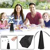 Hexagon Fly Repellent Fan Food Picnic Protector Pest Away Table Fans (A)