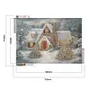 Diamond Painting -DIY Full Square Drill Snow House（50x70cm）