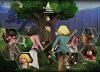 Childhood Friends Running to Tree on Hill - Attack On Titan Resin Statue - Freedom Studio