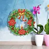 5D DIY Diamond Painting Wreath Kit Special Shape Drill Rhinestone Garland Craft