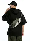 Fashion Brand Waist Bag 2025 New Single Shoulder Messenger Bag Chest Bag Men's Bag Student Casual Shoulder Bag Messenger Bag