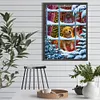 >SALE<5D DIY Full Round Drill Diamond Painting Dog Kit Home Decoration 30x40cm