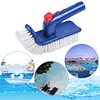 180 Degree Rotating Hand Scrub Brush Curved End Pool Cleaning Brush for Bathroom