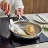 Demeyere Atlantis 7-Ply Stainless Steel Fry Pan with Helper Handle, 11"