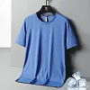 T-shirt en maille de soie glac&eacute;e &agrave; s&eacute;chage rapide