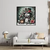 Christmas Snowman-11CT Stamped Cross Stitch 40*40cm/15.75*15.75in