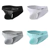 Men's U-convex large pouch ice silk bikini briefs