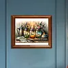 (US Local)Paint By Numbers Kit On Canvas DIY Oil Art Flower Picture Home Wall Decor50x40cm