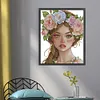 【Limited Stock Sale】Girl With Wreath-14CT Counted Cross Stitch 41*51cm/16.14*20.08in