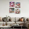 (US Local)4Pack Xmas-Special Shaped Diamond Painting Kit(30x30cm)
