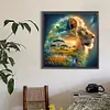 Diamond Painting-DIY Full Round Drill Lion(50*50 CM)