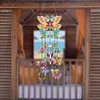 (US Local)DIY Diamond Painting Double Sided 3D Wind Chime Pendant  Hanging Kit