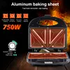 Waffle Maker Belgian Waffle Maker Anti-scalding Chaffle Maker for Snacks Burgers
