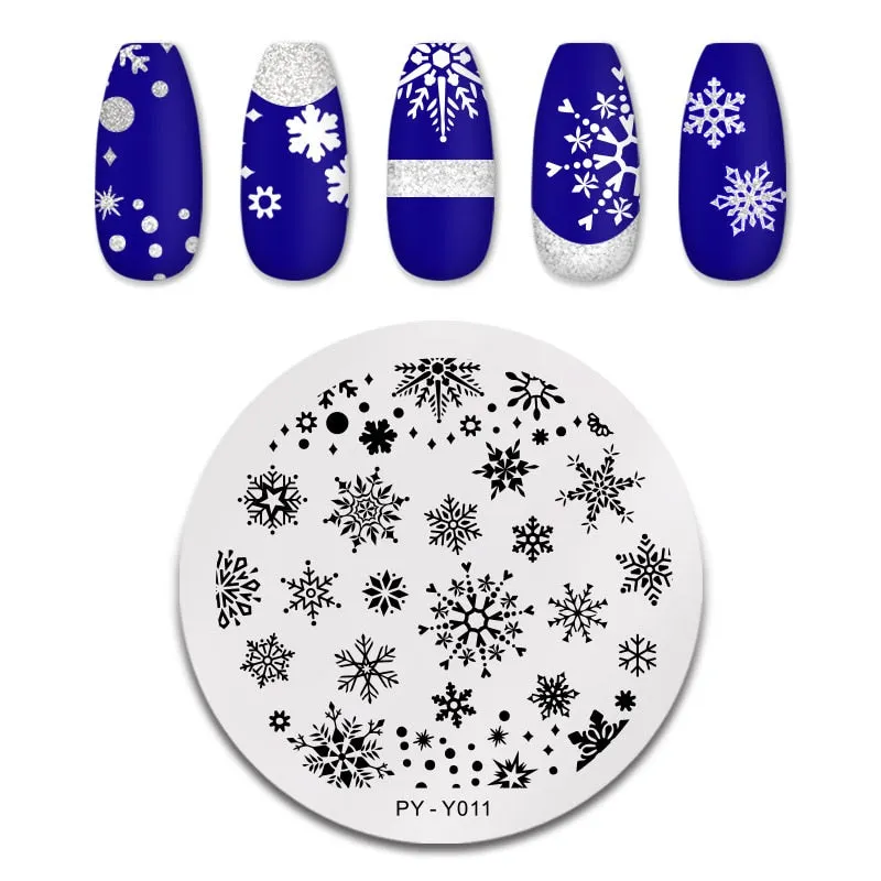 PICT YOU Animal Patterns Nail Stamping Plates Stainless Steel Nail Art Image Plate Stamp Template Stencil Tools PY-F011-Nail Inspo