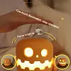Pumpkin Night Light - Fun and Creative Gift, Atmosphere Light. Rechargeable, Adjustable Brightness And Timer