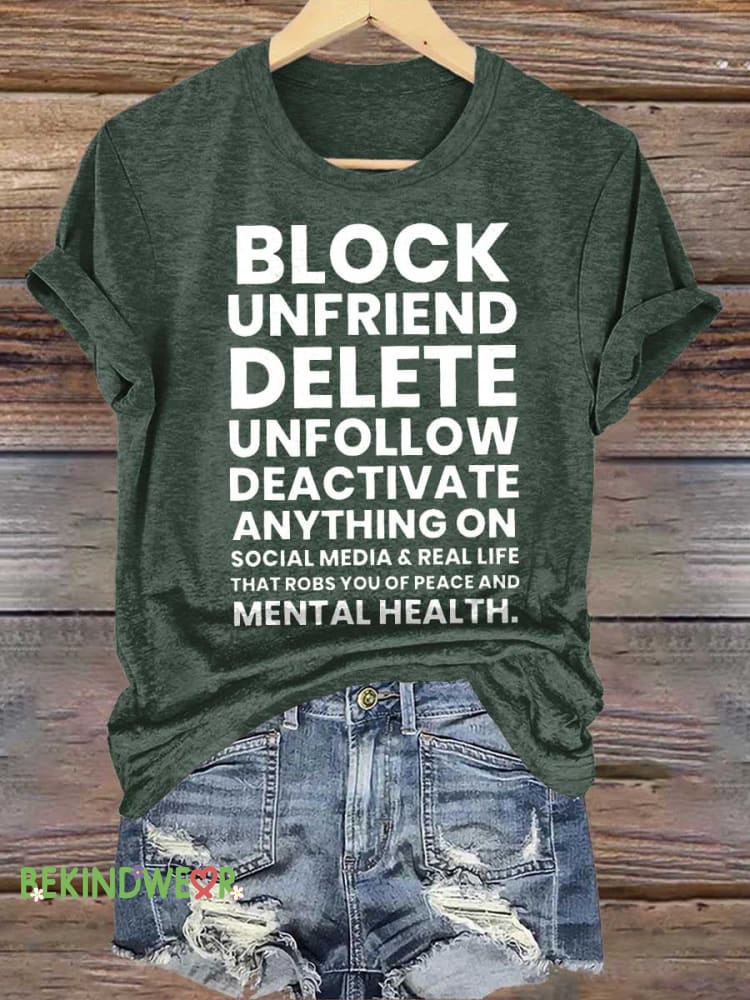 BLOCK UNFRIEND DELETE UNFOLLOW DEACTIVATE ANYTHING ON SOCIAL MEDIA & REAL LIFE THAT ROBS YOU OF PEACE AND MENTAL