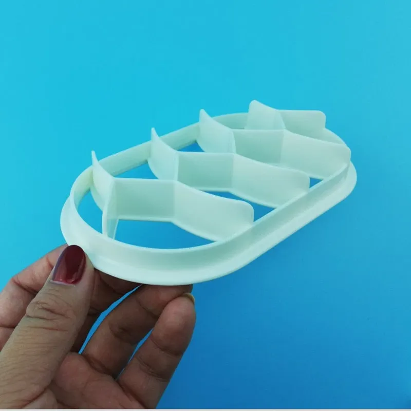 1PC Round Circular Oval Bread Molds Fan Shaped Pastry Cutter Dough Cookie Press Bread Biscuit Moulds Kitchen Pastry Baking Tools