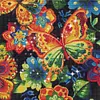Butterfly - Full Embroidery 9 CT Stamped Cross Stitch Bead Embroidery - 40*40CM