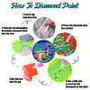 4PCS Acrylic Diamond Painted Placemats Eco-Friendly Placemat (Lighthouse)