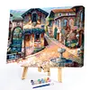 Beautiful Town-Paint by Numbers Acrylic Painting 50*40cm