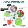 10pcs/set Diamond Crafts Diamond Painting Special Shape Coaster Kits ( Hummingbird)