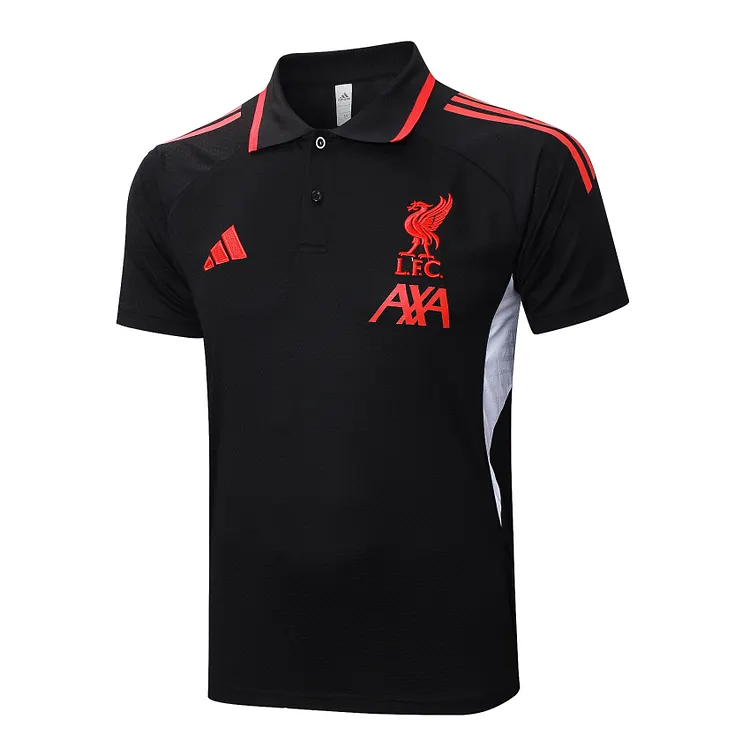 Liverpool 25/26 Training Polo Shirt - Black