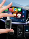 2 in 1 Wireless CarPlay Android Auto Adapter Plug & Play for Factory Wired Cars