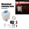 1.5L Windshield Washer Bottle 12V Washer Pump Fluid Tank Nozzle Sprayer Kit