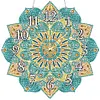Diamond Painting Mandala Pendant Clock