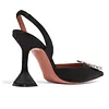 Women's 95mm High Heels Crystal Rhinestone Slingback Pumps Shoes For Wedding Party 