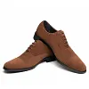  Mens Quality Suede Leather Dress Shoes