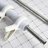 2 sections/set Coiled Tube Retainer Compact Structure Fork Tubes Threaded Pipe for Cross Stitch