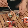 4Pcs 300ml Outdoor Sierra Bowl Stainless Steel Tableware for Backpacking Hiking