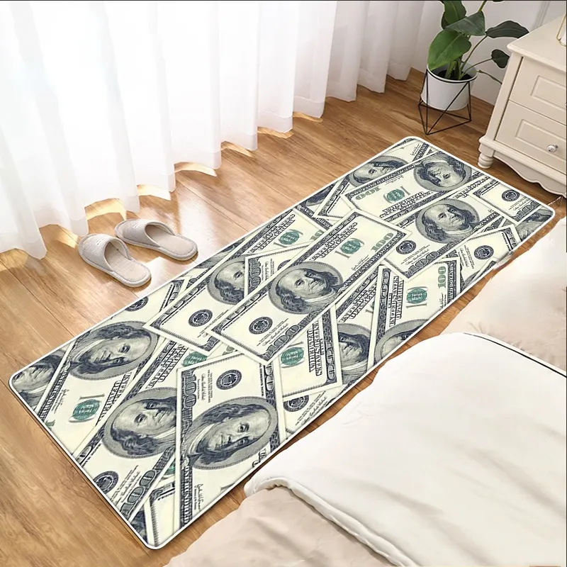 Athvotar Entrance Doormat Dollar Money Pattern Living Room Floor Rugs Home Decor Kitchen Absorbent Carpet Anti Slip Bathroom Mat 1127-0