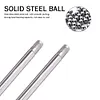2 sections/set Coiled Tube Retainer Compact Structure Fork Tubes Threaded Pipe for Cross Stitch
