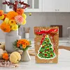 8Pack Diamond Painting Special Crystal Christmas Gift bags Cookies and Candy Bags Reindeer Xmas Folding Bags for Kids Party Favor Holiday New Year