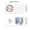 6Pcs DIY Snow Puppy-Diamond Painting Greeting Card