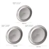 3Pcs Titanium Purification Plate Travel Tableware Stackable Camping Fruit Tray