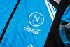 Joyfball 2024/2025 Napoli Long Zipped Jacket Blue Soccer Jersey 1:1 Thai Quality 