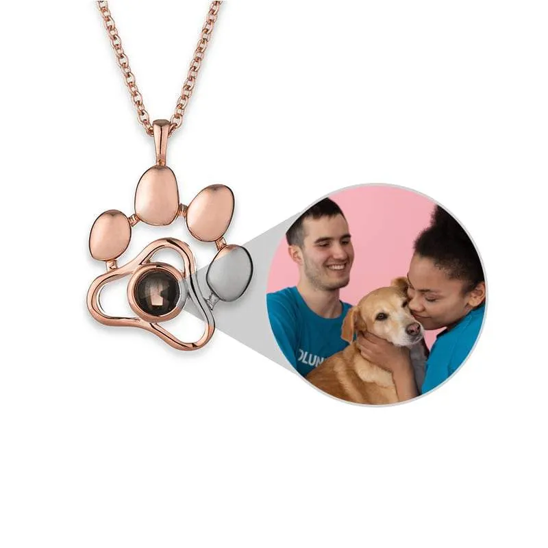 Personalized Dog Paw Necklace