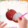 12Pcs Diamond Art Magnets Fridge Sticker Set for Adults Beginners (CN562 Fruit)