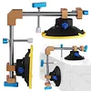 [US Local Warehouse] 2 Pack 90 Degree Stone Seam Joiner with Suction Cup for Marble Slab Installation