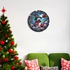Diamond Painting Christmas Snowman Wall Clock