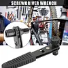 Quick Change Connector 90 Degree Ratchet Screwdriver Socket Wrench Spanner