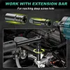 15pcs Electric Wrench Sleeve Head with Portable Storage Case 8-32mm Black Finish