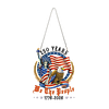 250th Anniversary of US Flag DIY Acrylic Diamond Painting Hanging Kit Special Shape Crystal Rhinestone Art Pendants Single Side Drill for Adults Gift Home Wall Or Window Decor