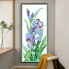 Flower - 9CT Partial Beaded Cross Stitch Kit(17x42cm)